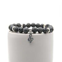 Bracelet Pierre de Lave