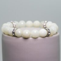 Bracelet Jade facetté