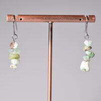 Boucles chips Chrysoprase