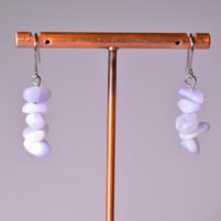 Boucles chips Calcédoine