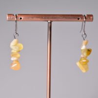 Boucles chips Opale Jaune
