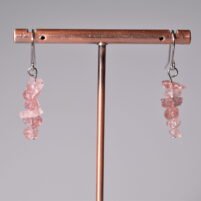Boucles chips Quartz Fraise