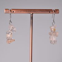 Boucles chips Quartz Rutil
