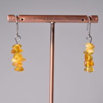 Boucles chips Ambre