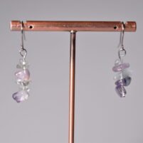 Boucles chips Fluorite