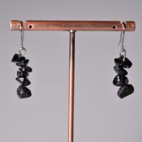 Boucles chips Tourmaline