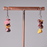 Boucles chips Jaspe Mokaïte