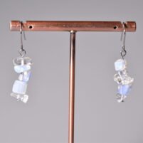 Boucles chips Opalite