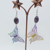 Boucles d'oreilles Améthyste