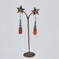 Boucles d'oreilles Cornaline