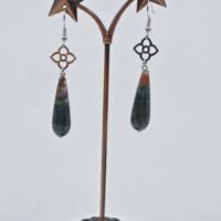 Boucles d'oreilles Agate indienne