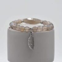 Bracelet Agate grise