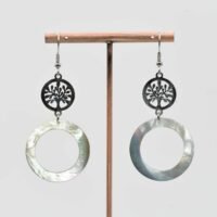 Boucles d'oreilles Nacre