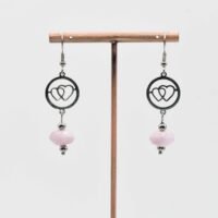 Boucles d'oreilles Kunzite