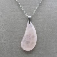 Pendentif Quartz rose