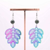 Boucles d'oreilles Jaspe Kambaba