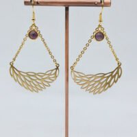 Boucles d'oreilles Améthyste