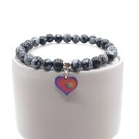 Bracelet Obsidienne Mouchetée