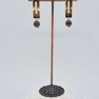 Boucles d'oreilles Quartz fumé