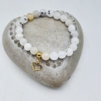 Bracelet Agate blanche