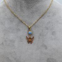 Collier Opale bleue