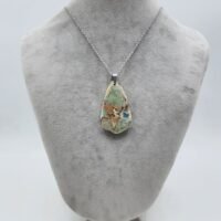 Pendentif Jaspe Aqua
terra