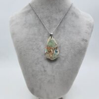 Pendentif Jaspe Aqua
terra