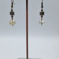 Boucles d'oreilles Calcite jaune