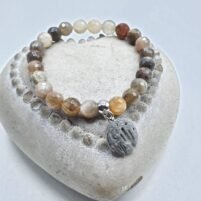 Bracelet Pierre de soleil noire