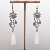 Boucles d'oreilles Cristal de roche