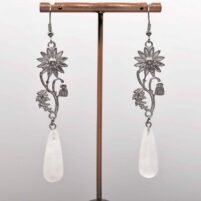 Boucles d'oreilles Cristal de roche