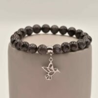 Bracelet Gabbro ou Merlinite