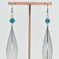 Boucles d'oreilles Apatite