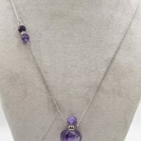 Sautoir "chez l'apothicaire" Améthyste