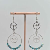 Boucles d'oreilles Jaspe sésame