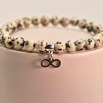 Bracelet Jaspe dalmatien