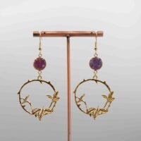 Boucles d'oreilles Améthyste
