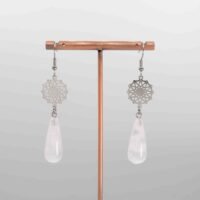 Boucles d'oreilles Cristal de roche