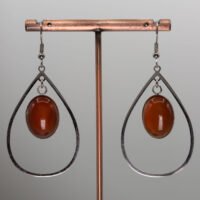 Boucles d'oreilles Cornaline