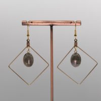 Boucles d'oreilles Labradorite