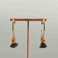 Boucles d'oreilles bohème Cornaline