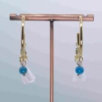 Boucles d'oreilles "Bohème" Apatite