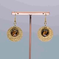 Boucles d'oreilles Oeil de tigre