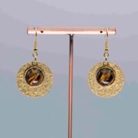 Boucles d'oreilles Oeil de tigre