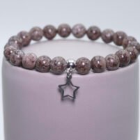 Bracelet Obsidienne Café