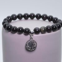 Bracelet Obsidienne Oeil céleste