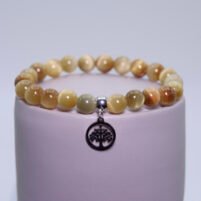 Bracelet Oeil de tigre doré