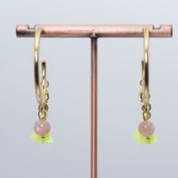 Boucles d'oreilles bohème Pierre de soleil