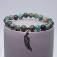 Bracelet Turquoise Africaine (Jaspe)