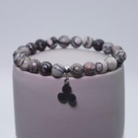 Bracelet Jaspe toile d'araignée